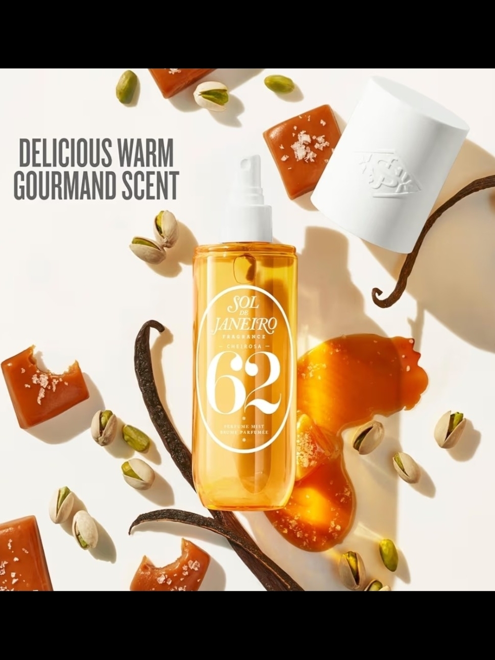 Sol de Janeiro 62 Fragrance Mist — Amber Yellow Bottle $11 NWOT